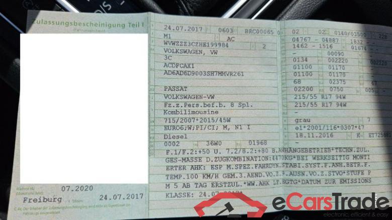 Volkswagen Passat Variant ´14 Passat Variant  Comfortline BMT/Start-Stopp 4Motion 2.0 TDI  140KW  AT6  E6 #1