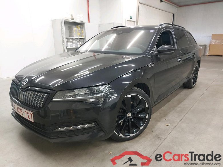 SKODA - SKO SUPERB COMBI 1.4 TSI iV 218PK DSG6 Sportline With Electric Ventilated Mem Seats & Lane & Side Assist & Canton Sound & Area 360 View & Removable Trailer Hook  * HYBRID *