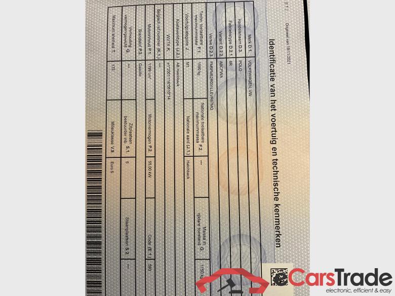 VOLKSWAGEN Polo Polo BlueMotion 89g 1.2 l TDI 55 kW (75 PS) 5-speed #6