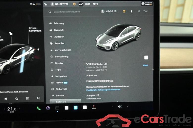 Tesla Model 3 ´18 BEV TESLA Model 3 Langstreckenbatt. Allradantrieb Dual Motor 4d 366kW #6