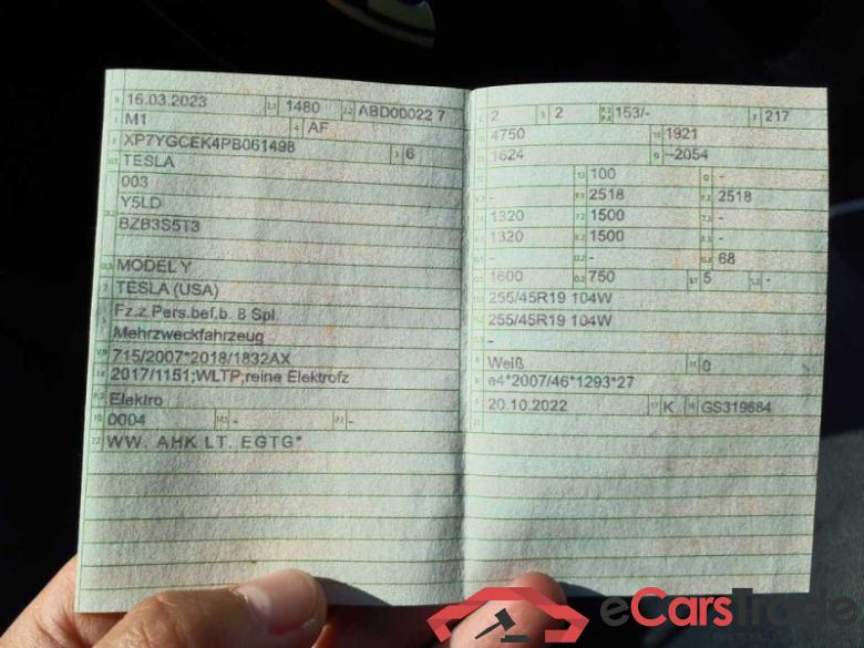 Tesla Model Y DE - SUV5 Dual, Maximale Reichweite Dual AWD, 2021 - 2025 #3