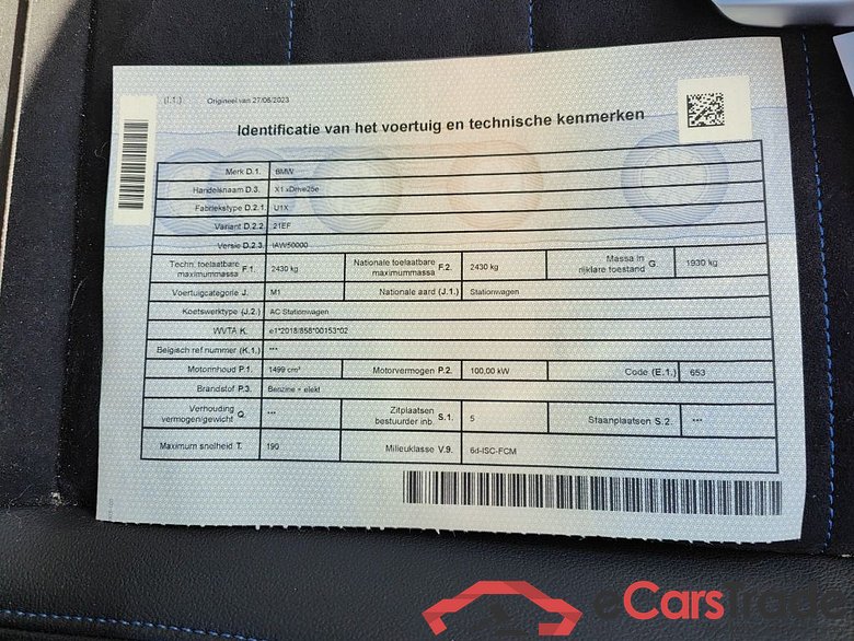 BMW X1 xDrive25e (180 kW) 5d !!Damaged car!!!pv131b168 #4