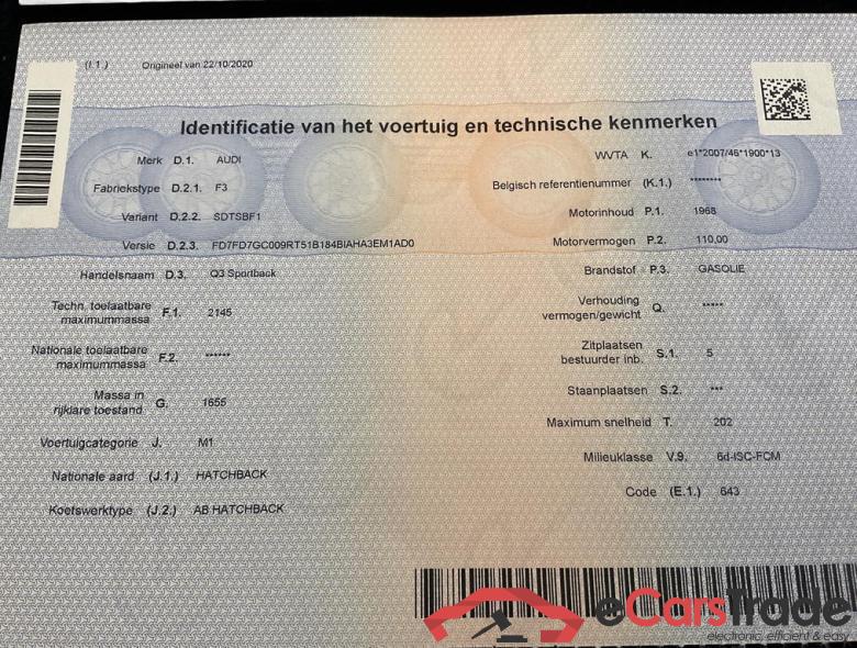 AUDI Q3 Sportback Audi Q3 Sportback Business edition 35 TDI  110(150) kW(ch) S tronic #3