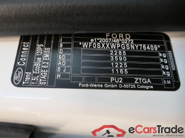 Transit Connect Kasten lang Trend 1.5 EcoBlue 88KW MT6 E6d #5