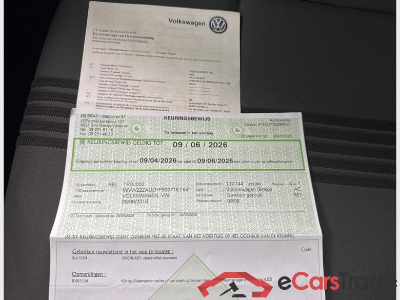 VOLKSWAGEN Golf Variant VII Golf SW 1.6 CR TDi Trendline #4