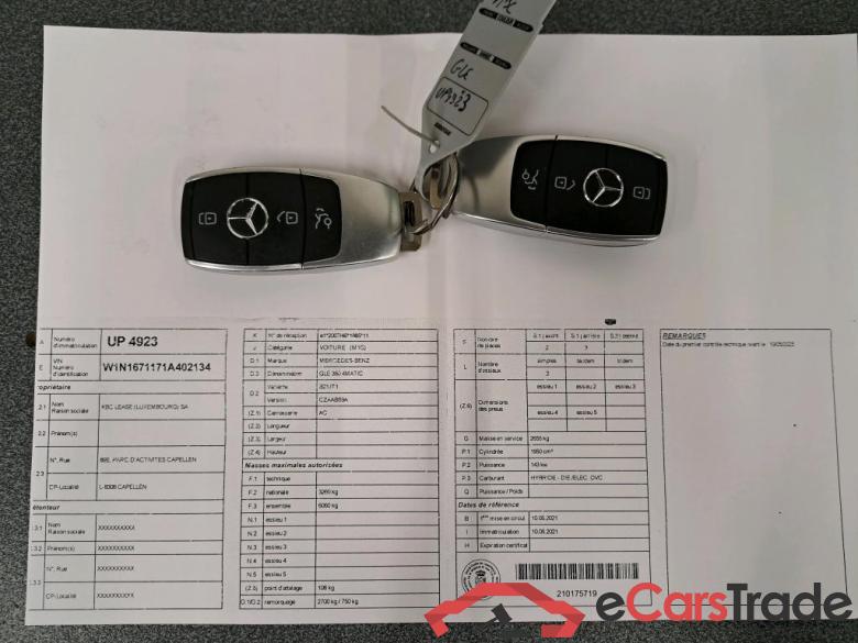 MERCEDES - MER GLE 350 de 320PK DCT 4MATIC Business Solution AMG With Nappa Leather & Pack Plus & Smartphone Intergation & Towing Hook * HYBRID * #4