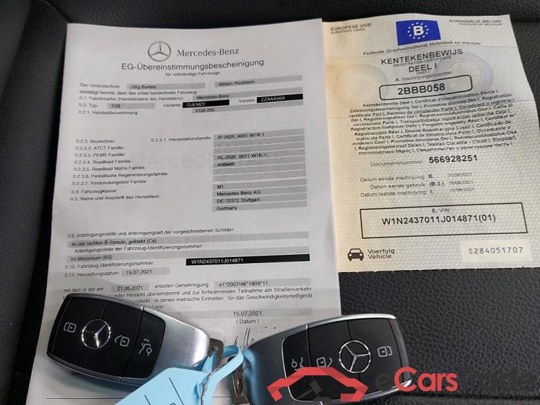 MERCEDES - MER EQA 250 190PK Business Solution Luxury & Business Solution Plus & Driving Assistant Pack & Smartphone Intergation  * ELECTRIC * #4