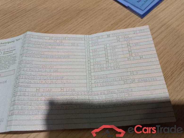 Volkswagen T-Roc Cabriolet (AC7)(12.2019->2021) DE - Ca2 1.5 TSI EU6d, Style OPF (EURO 6d), 2020 - 2021 #4