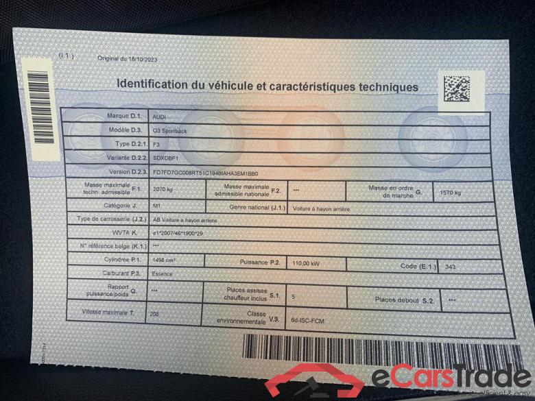 AUDI Q3 Sportback Audi Q3 Sportback Sport Edition 35 TFSI  110(150) kW(ch) S tronic #4