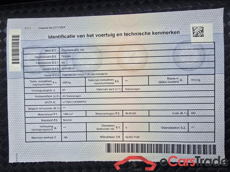 VOLKSWAGEN Tiguan Active 1.5 TSI ACT OPF 96 kW (130 pk) 6 versnellingen manueel #4