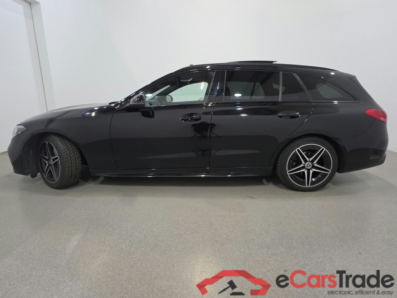 Mercedes-Benz C 200d AMG Night Aut. Pano LED-Xenon Widescreen Ambient Navi Sport-Leather KeylessGo Camera Klima PDC ... #2