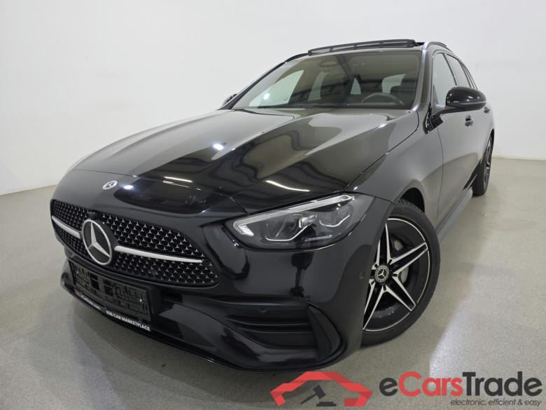 Mercedes-Benz C 200d AMG Night Aut. Pano LED-Xenon Widescreen Ambient Navi Sport-Leather KeylessGo Camera Klima PDC ... #1