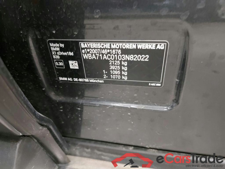 BMW - BMW X1 sDrive18dA 150PK X Line Business Edition Towing Hook #6