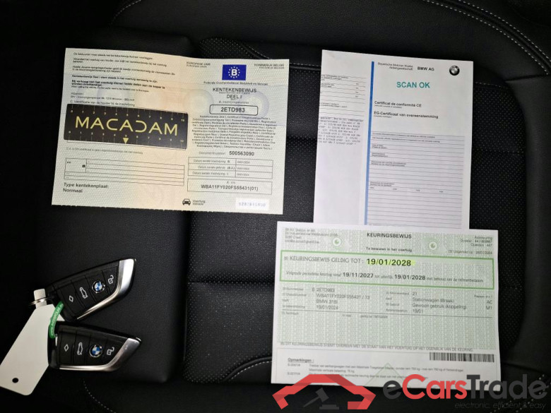 BMW - BMW 3 TOURING 318iA 156PK With Sport Seats & Parking Assistant Pack & Electric Trailer Hook  * PETROL * #4