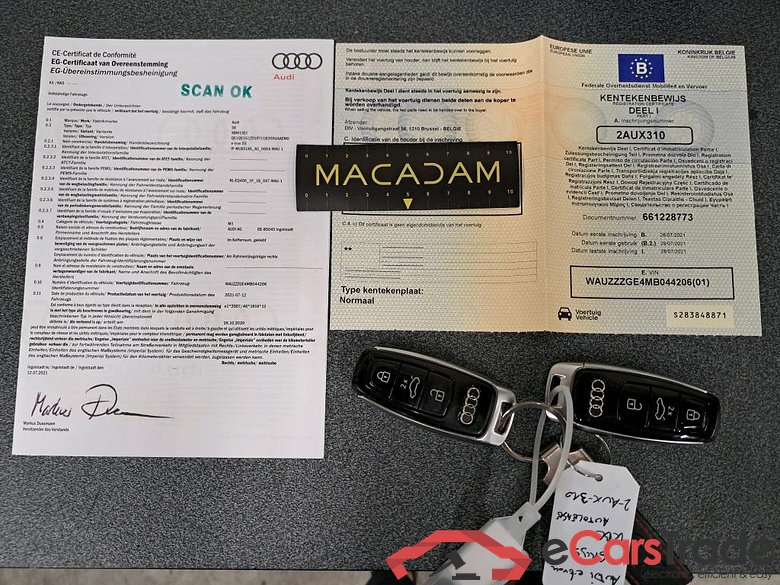 AUDI - AUD E-TRON 55 Quattro 408PK Advanced Limited Edition & Pack Assistance Tour & 22Kwh OnBoard & Second AC & HeadUp & Auxiliary Heater & Pano Roof & 20Inch & Removable Towing Hook  * ELECTRIC * #4