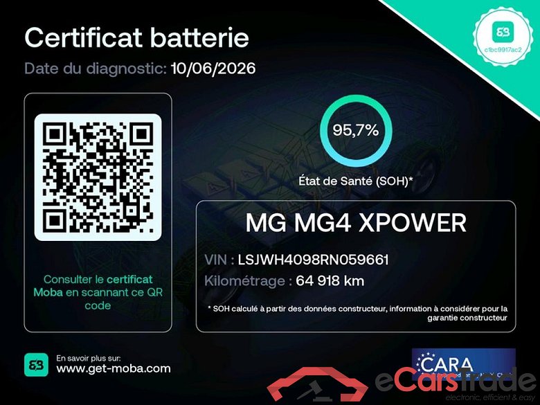 MG MG4 / 2022 / 5P / Berline XPower 64kWh 320kW #2