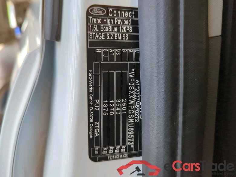 Transit Connect Kasten lang Trend 1.5 EcoBlue 88KW AT8 E6d #4