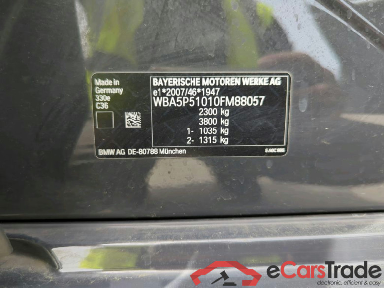 Baureihe 3 Lim. 330 e Sport Line 2.0 185KW AT8 E6d #4