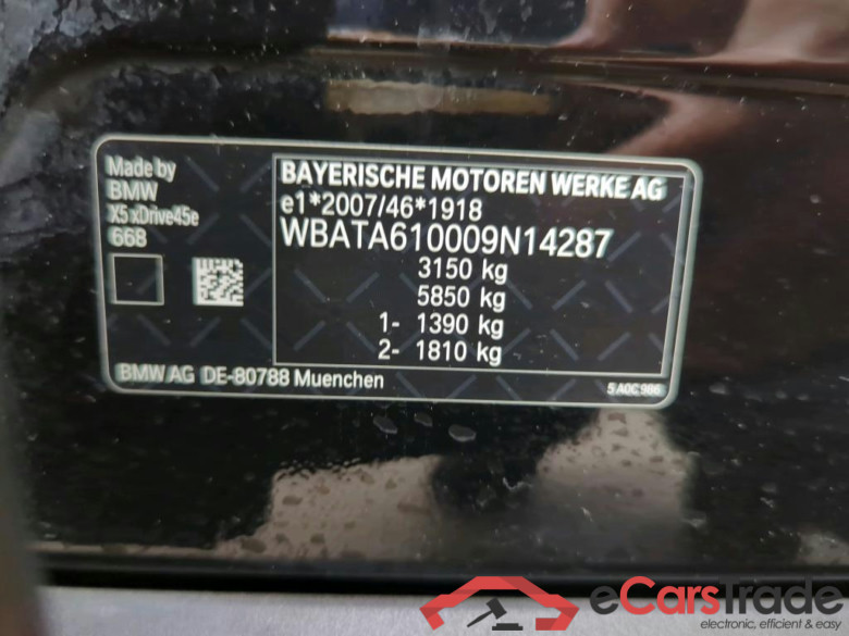 Baureihe X5 xDrive 45 e 3.0 290KW AT8 E6d #5
