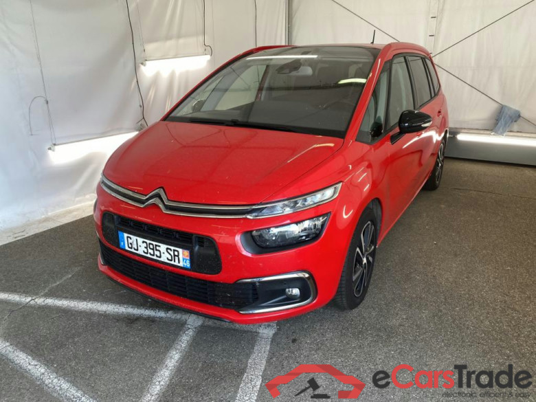 C4 Grand Picasso Shine 1.5 BlueHDi 130CV BVA8 Vo Blanc Repeint en Rouge / White car repaint in red