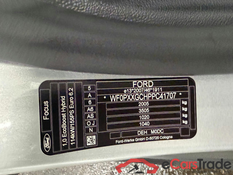 Focus Turnier Titanium X 1.0 EcoBoost 114KW AT7 E6d #5