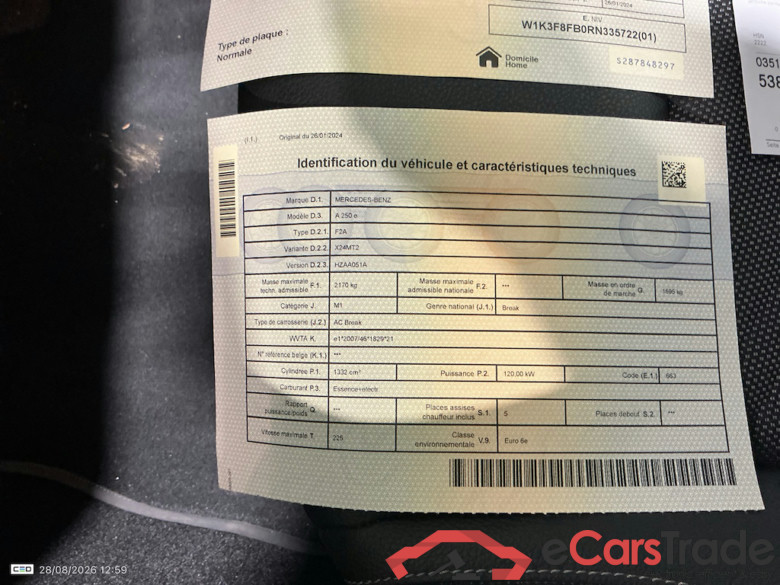 MERCEDES-BENZ A-CLASS 1.3 A 250 E PHEV BUSINESS LINE DCT #1