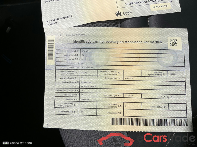 CITROËN C4 BEV 50KWH ELECTRIC SHINE PACK #3