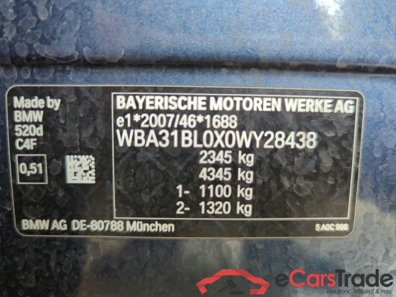 Baureihe 5 Lim. 520 d M Sport 2.0 140KW AT8 E6d #4