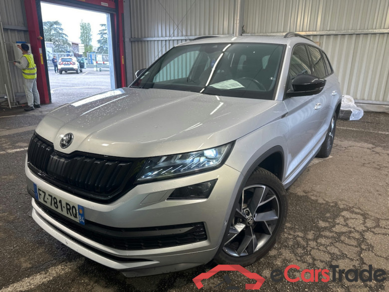 Skoda Kodiaq 2.0 TDI SportLine 7PL Aut. Pano LED-Matrix Virtual Navi Canton 1/2 Sport-Leather-Alcantara KeylessGo Camera Klima PDC ...