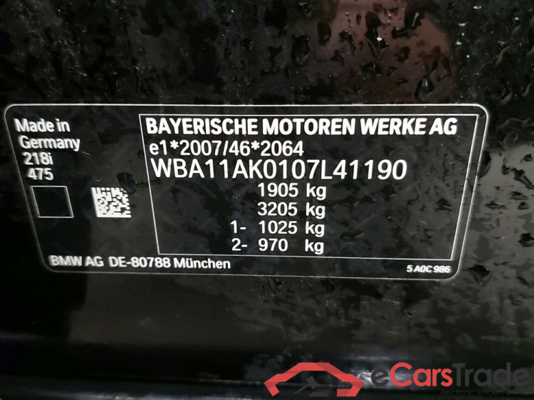 BMW - BMW 2 GRAN COUPE 218iA 136PK Business Edition Advantage & Pack Business & Cruise Control &  * PETROL * #6