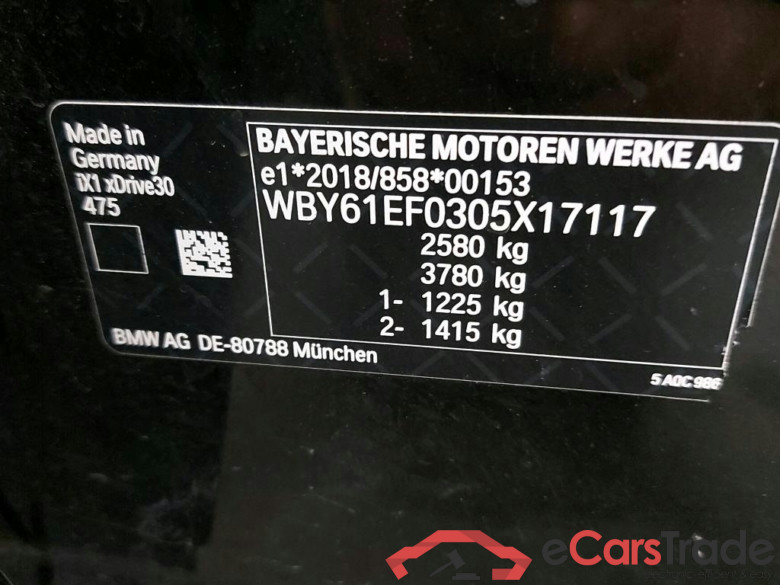 BMW I - BMW IX1 xDrive30 313PK With Climatic & Navigation & Heated Seats & Park Sensors Front & Rear  * ELECTRIC * #6