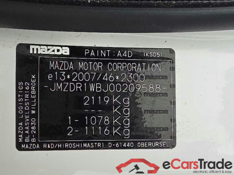 Mazda MX-30 (DR)(05.2020->) DE - SUV5 e-SKYACTIV, Advantage, 2022 - 2025 #2