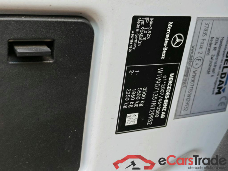 Mercedes-Benz Sprinter 313CDI 4325 3.5t  9G-Tronic. Gesloten Laadbak + Laadklep #6