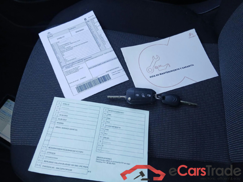 CITROEN Berlingo / 2018 / 5P / combi Talla M BlueHDi 100 S&S LIVE PACK (IND) (AC) #5