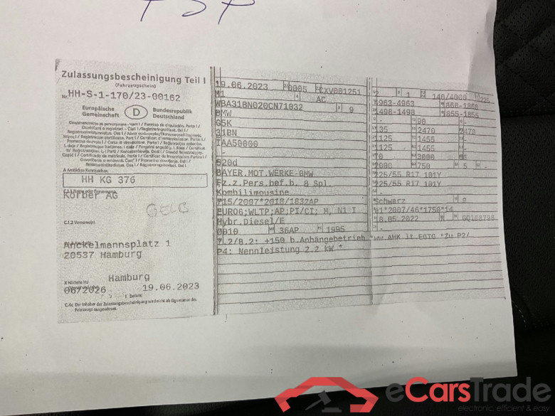 Baureihe 5 Touring 520 d 2.0 140KW AT8 E6d #4