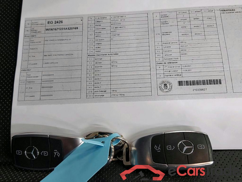 MERCEDES - MER GLE 400 d 330PK DCT 4MATIC Pack Premium Plus With Multiconour Leather Mem Seats & Multibeam LED & Burmester & Aluminated Alloy Side Steps  Towing Hook & Pano Roof #4