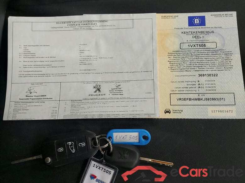 PEUGEOT - PEU PARTNER B/F 1.6 BHDi 75PK L1 Light Premium & Connect Nav & DAB & Rear Park Sensors #4