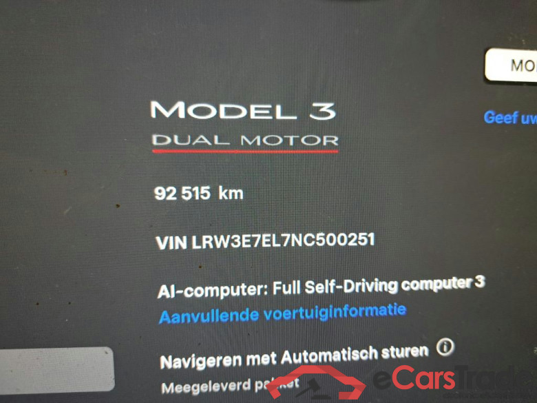 TESLA - TES Model 3 Performance Dual Motor AWD 490PK & Enhanced Auto Pilot * ELECTRIC * #4
