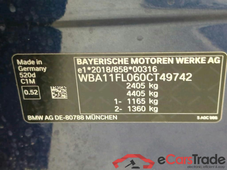 Baureihe 5 Lim. 520 d 2.0 145KW AT8 6E #4
