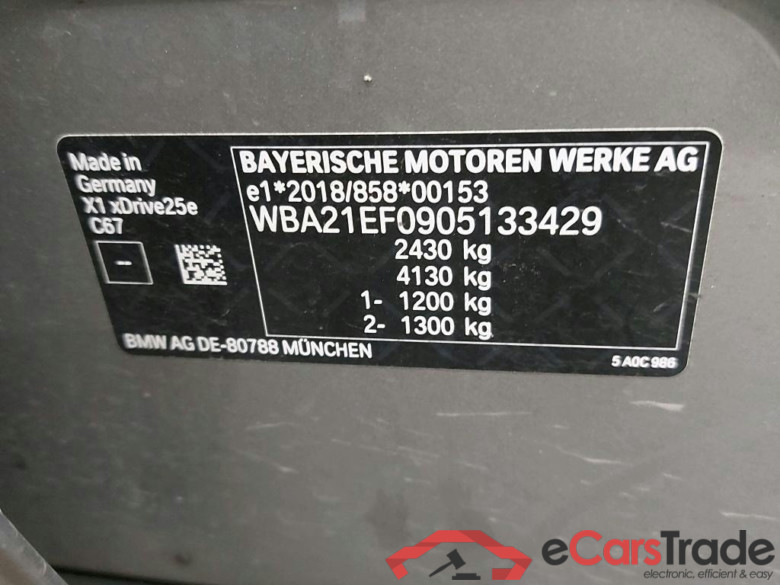 BMW - BMW X1 xDrive25e 245PK Pack Travel & Heated Veganza Seats & Harman Kardon & Electric Foldable Trailer Hook * HYBRID * #6