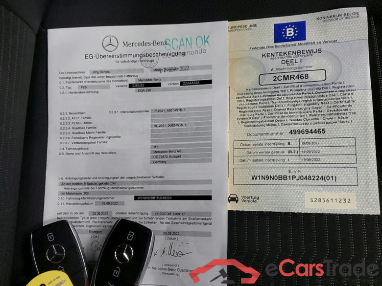 MERCEDES - MER EQA 250 Business Solution Luxury 190PK & Business Solution Premium & 360 Camera Parking Pack & Trailer Hook With ESP * ELECTRIC * #4